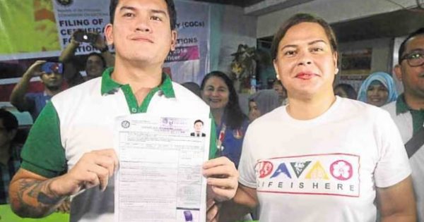 Sara, Baste Duterte To Seek Reelection In Davao City In 2022 ...